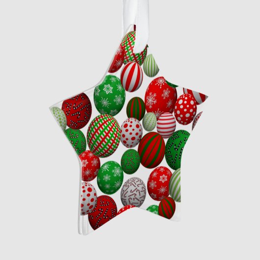 3D kerstballen Ornament (voorkant)