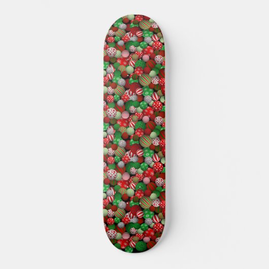 3D kerstballen Persoonlijk Skateboard (Voorkant)