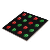 3D kerstballen Tegeltje (Zijkant)
