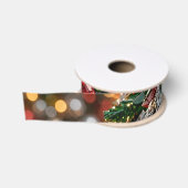 3D Kerstboom Mozaïeklint Grosgrain Lint (Spoel)