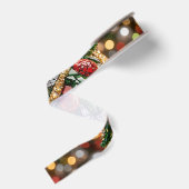 3D Kerstboom Mozaïeklint Grosgrain Lint (Achterkant)