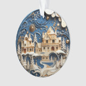 3d Kerstdorp Ornament (voorkant)