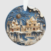 3d Kerstdorp Ornament (voorkant)