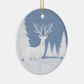 3D kerstkeramisch Ornament (Rechts)