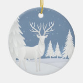 3D kerstkeramisch Ornament (Voorkant)