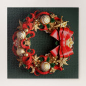 3D Kerstkrans puzzel (Horizontaal)