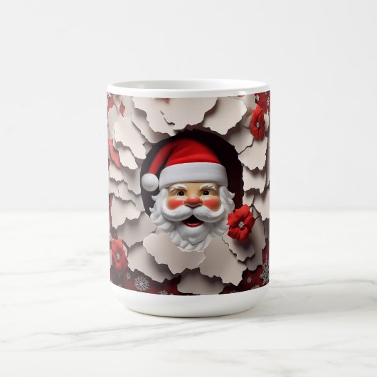 3D Kerstman Keramisch Koffiemok (Center)