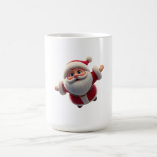 3D Kerstman Keramische KoffieThee Mok Gift