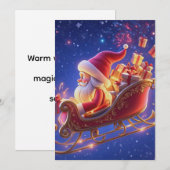 3D Kerstman Kerstkaart – Festive H (Voorkant / Achterkant)