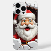 3D Kerstman Kerstmis Case-Mate iPhone Case (Achterkant)