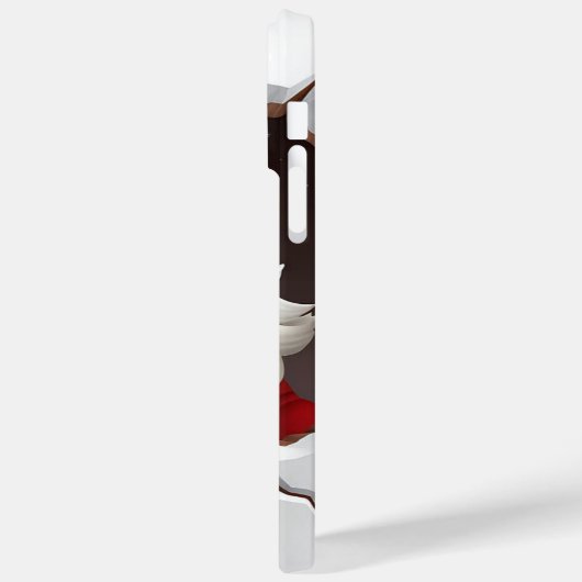 3D Kerstman Kerstmis Case-Mate iPhone Case (Achterkant / Links)