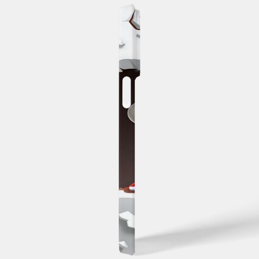 3D Kerstman Kerstmis Case-Mate iPhone Case (Achterkant / Rechts)