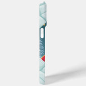 3D Kerstman Kerstmis Gepersonaliseerde Naam Case-Mate iPhone Case (Achterkant / Rechts)