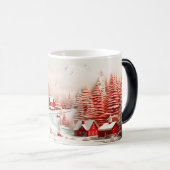 3D-Kerstmis Magische Mok (Voorkant rechts)