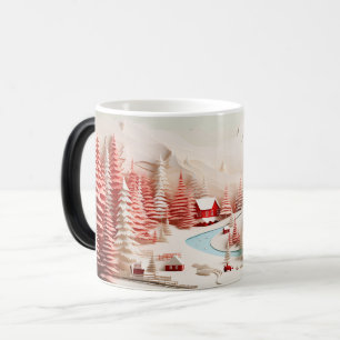 3D-Kerstmis Magische Mok
