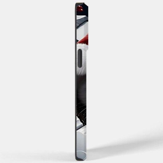3D Kerstmiskitten Case-Mate iPhone Case (Achterkant / Rechts)