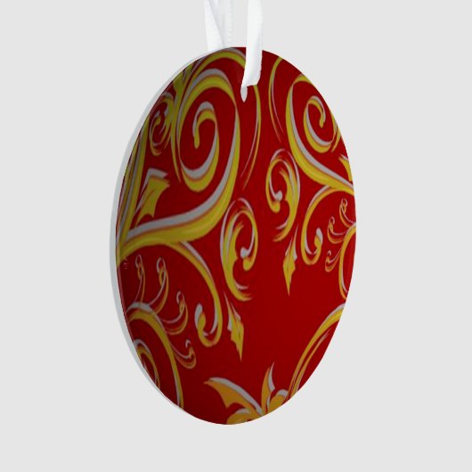 3D Kerstmiswerveling Ornament (voorkant)