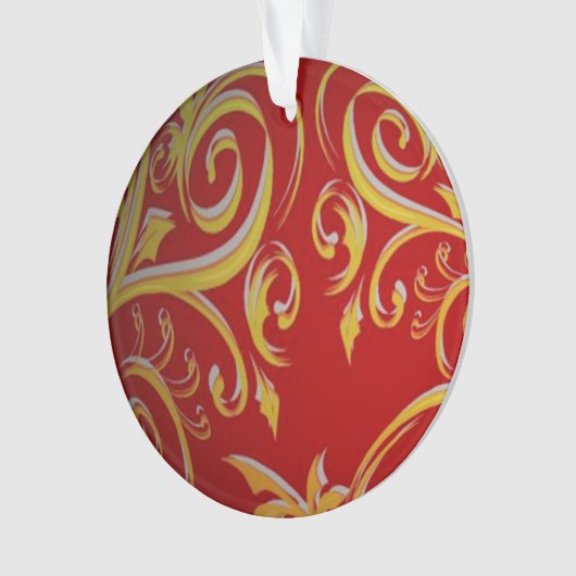 3D Kerstmiswerveling Ornament (voorkant)