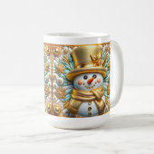 3D Kerstsneeuwman Koffiemok (Voorkant rechts)