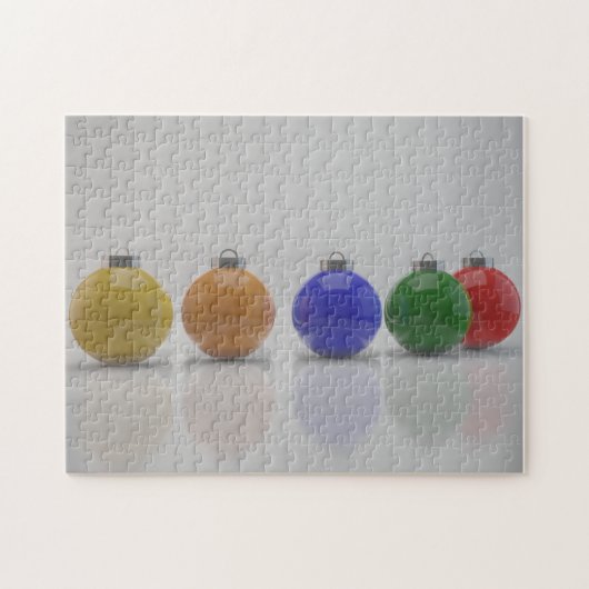 3D kerstversieringen Legpuzzel (Horizontaal)