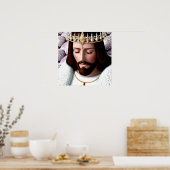 3D Kijk AI King of the Universe Jesus Poster (Keuken)