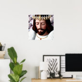 3D Kijk AI King of the Universe Jesus Poster (Thuiskantoor)