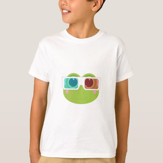 3D Kikker (2) T-shirt (Voorkant)