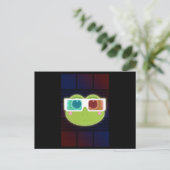 3D Kikker Briefkaart (Staand voorkant)