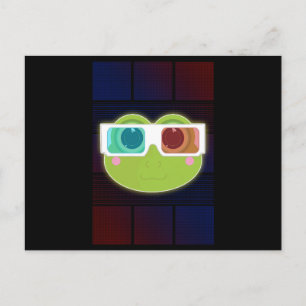 3D Kikker Briefkaart