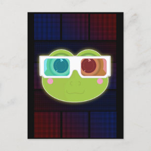 3D Kikker Briefkaart