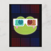 3D Kikker Briefkaart (Voorkant)