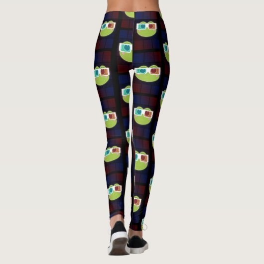 3D Kikker Leggings (Achterkant)