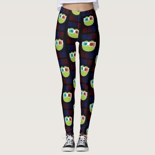 3D Kikker Leggings (Voorkant)