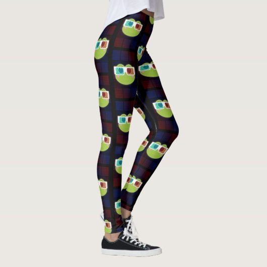 3D Kikker Leggings (Rechts)