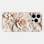 3D Kleurrijke Bloem iPhone Hoesje (Achterkant horizontaal)