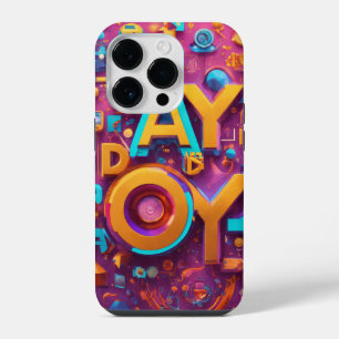 3D kleurrijke iPhone hoesjes 14 Plus Hoesje