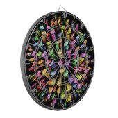 3D-krijt 1A-trommelraad Dartbord (Voorkant Links)
