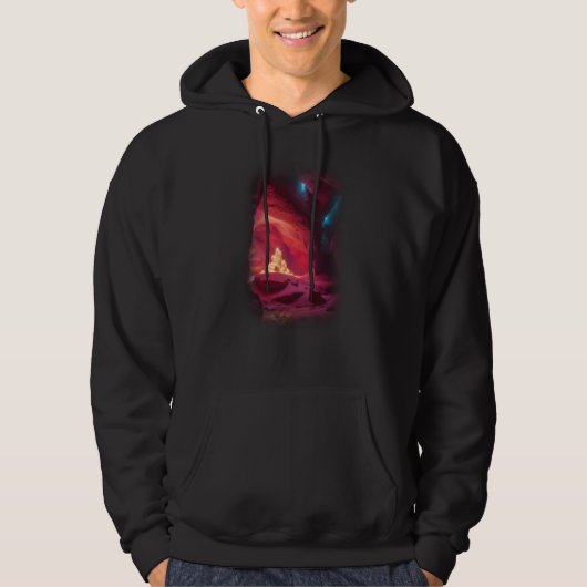 3d kristal gloeiend binnenkant T-shirt (Voorkant)