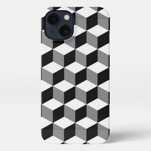 3D Kubbe Art Pattern iPhone Case iPhone Hoesje (Achterkant)