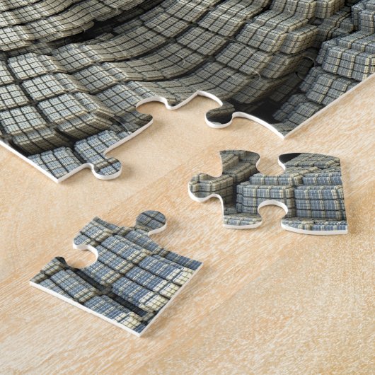 3D Kubieke kit | Uitdagende optische illusie Legpuzzel (Zijkant)