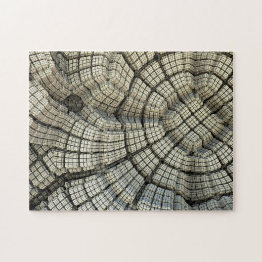 3D Kubieke kit | Uitdagende optische illusie Legpuzzel (Horizontaal)