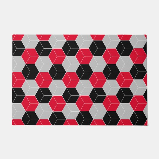 3d-kubieke patroon deurmat (Voorkant)