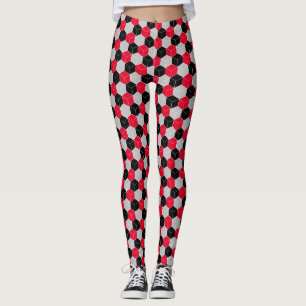 3d-kubieke patroon leggings