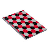 3d-kubieke patroon notitieboek (Rechterzijde)