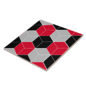 3d-kubieke patroon tegeltje (Zijkant)