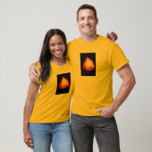 3D-kubus met windmolenontwerp T-shirt (Unisex)