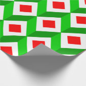 3D-kubuskerst Cadeaupapier (Hoek)