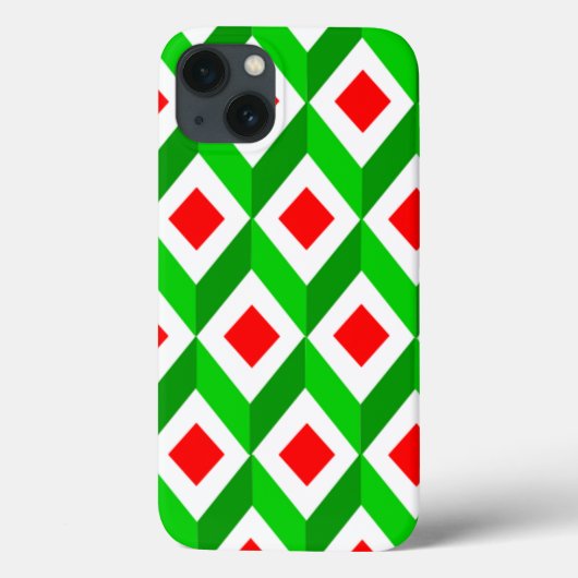 3D-kubuskerst Case-Mate iPhone Case (Achterkant)