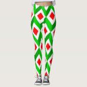 3D-kubuskerst Leggings (Voorkant)