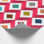 3D Kubusroze Cadeaupapier (Hoek)